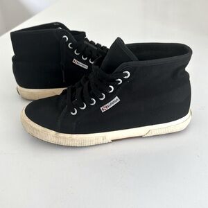 Black and Tan Supergas High Top 8